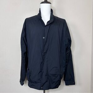 DRYJOYS By Footjoy Mens full zip rain jacket | black | Large